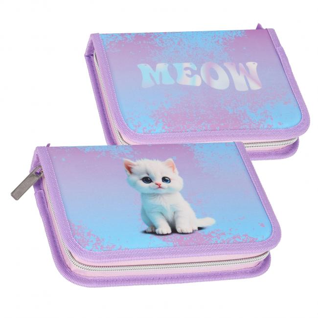 Piórnik 1zamek 2klapki bez wyposażenia Cute Kitty STARPAK 576207