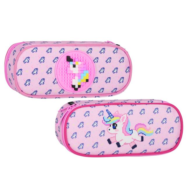 Piórnik saszetka 1zamek Pixel Unicorn STARPAK 576217