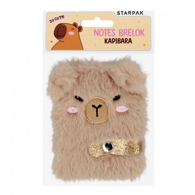 Notes pluszowy brelok Kapibara STARPAK 580411