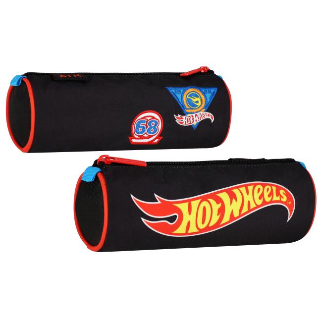 Piórnik tuba 1 zamek Hot Wheels black STARPAK 583287