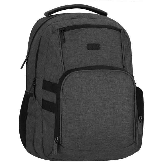  Plecak Sport Melange szary z pinsami STARPAK 585725