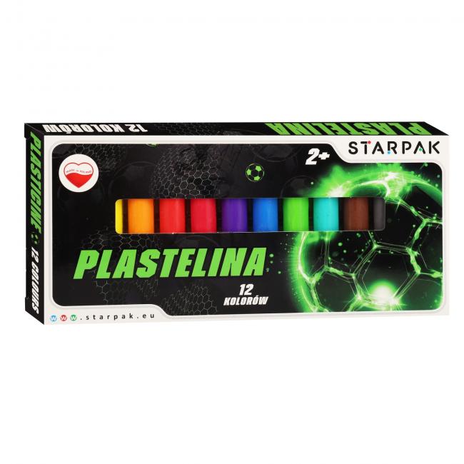 Plastelina 12 kolorów Football3 STARPAK 584480