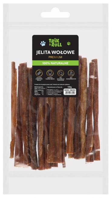 Przysmak dla psa Jelita wołowe 100 g TRIK&ROLL 596393