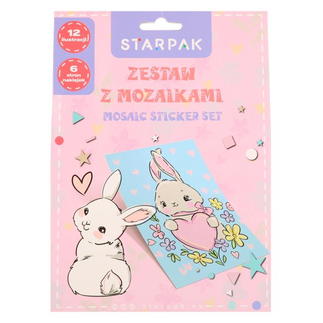 Zestaw kreatywny Książeczka z mozaikami Rabbit STARPAK 582146