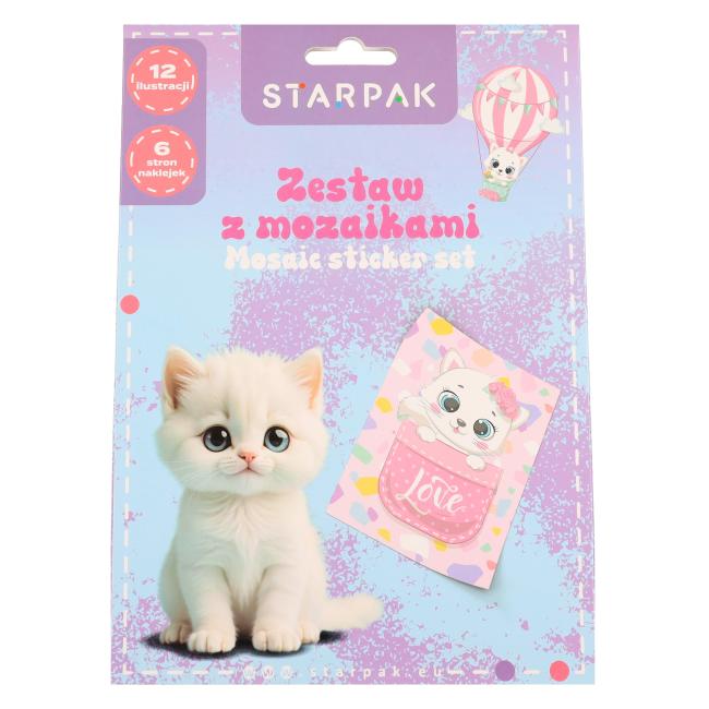Zestaw kreatywny Książeczka z mozaikami Kitty STARPAK 582147