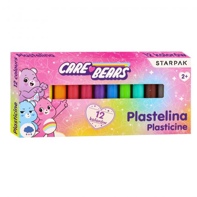 Plastelina 12 kolorów Care Bears STARPAK 588677