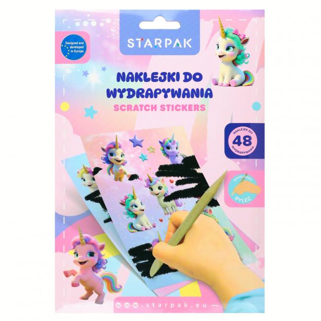 Naklejki do wydrapywania Unicorn STARPAK 583958