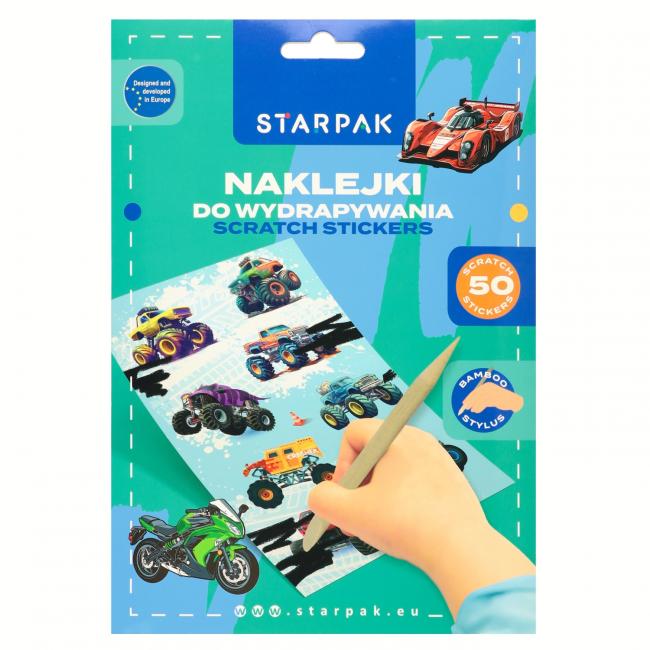 Naklejki do wydrapywania Pojazdy STARPAK 583961