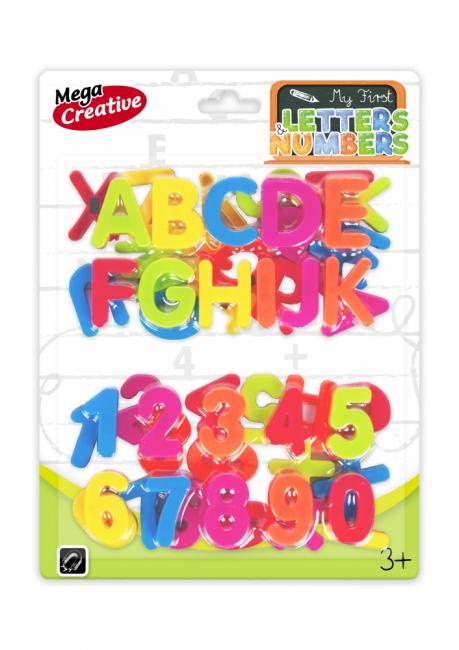 Literki/Cyferki Edukacyjne magnetyczne MEGA CREATIVE 462721