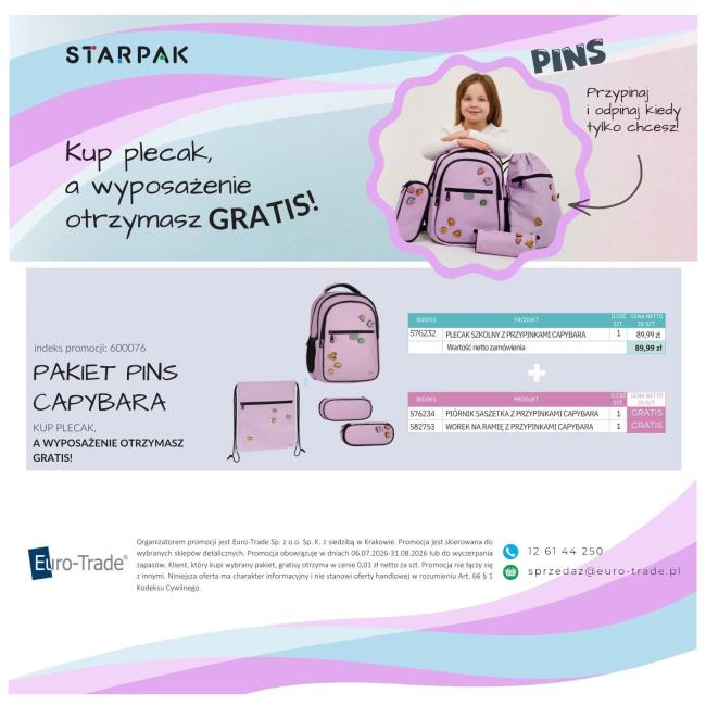 Pakiet Pins Kapibara - szczegóły w opisie 