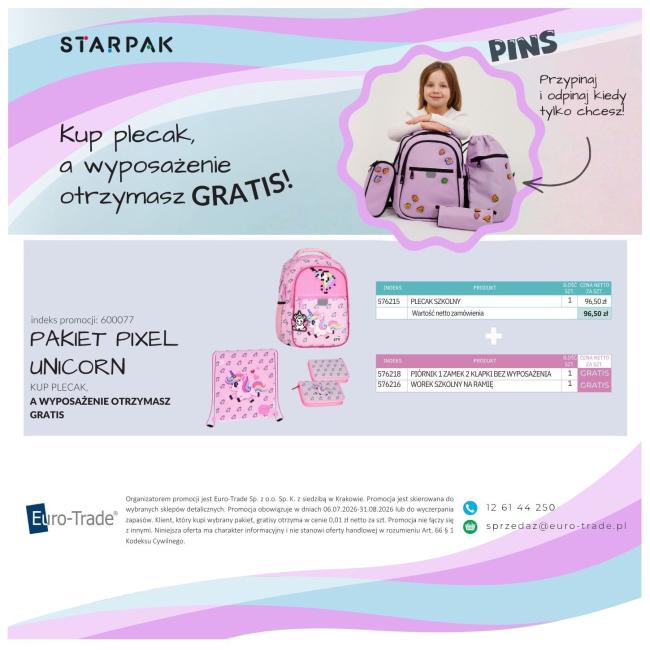 Pakiet Pixel Unicorn - szczegóły w opisie 