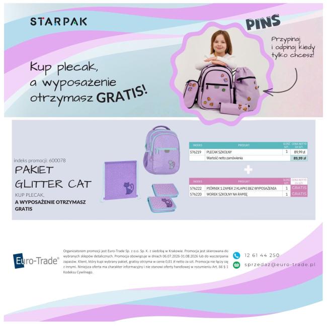 Pakiet Glitter Cat - szczegóły w opisie 