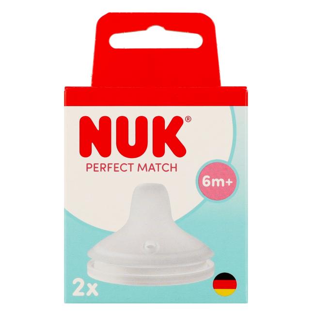 NUK Końcówka do kubika  Perfect Match 6m  op.2 szt. 10256514