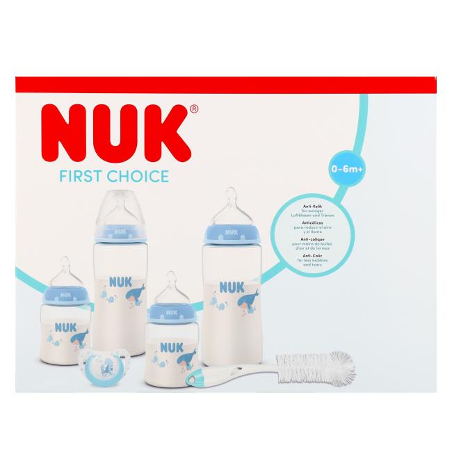 NUK Zestaw startowy First Choice Perfect Start Wieloryb 0-6m  10225356  