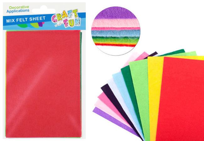Filc dekoracyjny mix CRAFT WITH FUN 291081