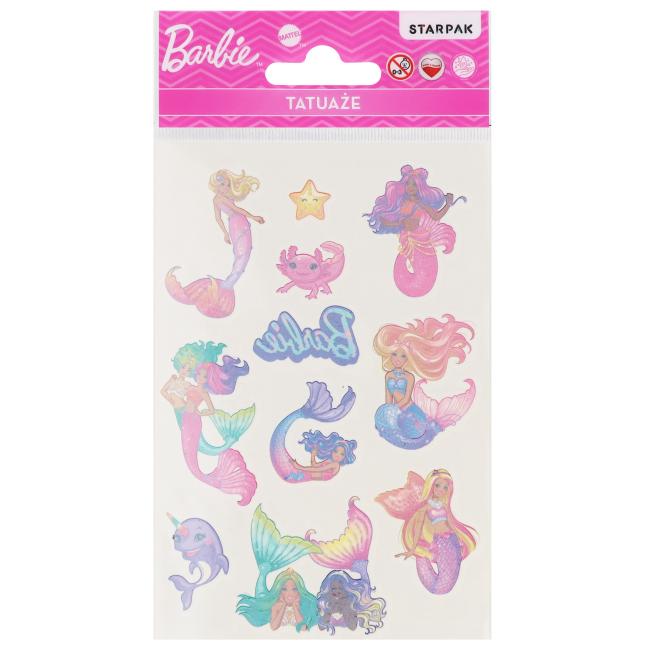 Tatuaże 10x19 cm Barbie STARPAK 592593  
