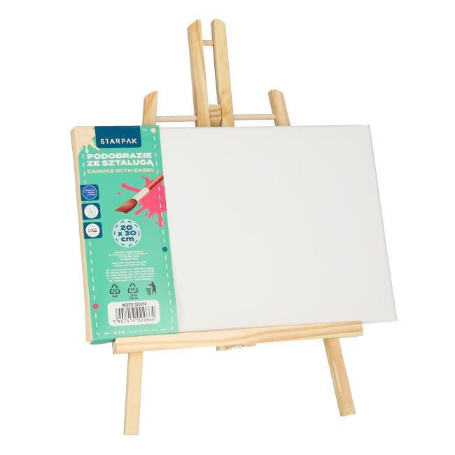 Podobrazie 20x30  ze sztalugą STARPAK 590050