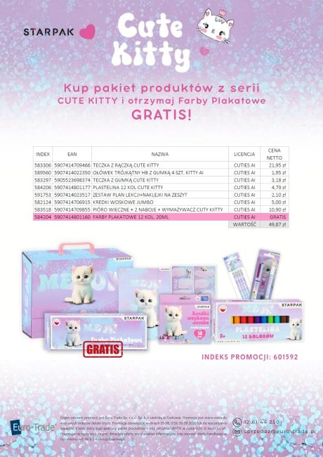 Pakiet Cute Kitty STARPAK 601592 - szczegóły w opisie 