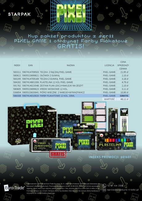 Pakiet szkolny Pixel STARPAK 601601 -szczegóły w opisie 