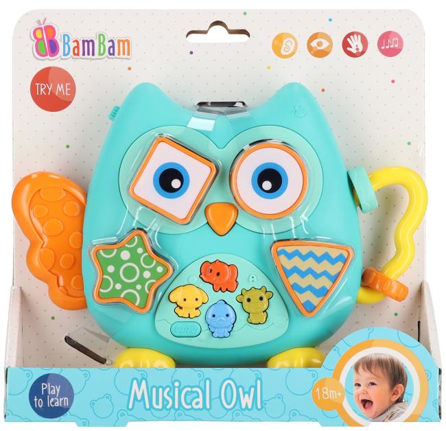 Muzyczna Sówka sorter na baterie BAM BAM 592782
