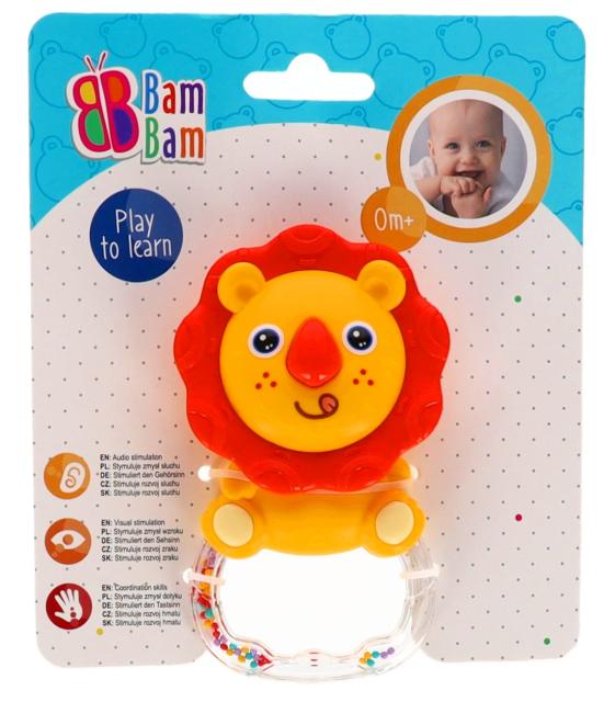 Grzechotka Lew dzwięk BAM BAM 592797