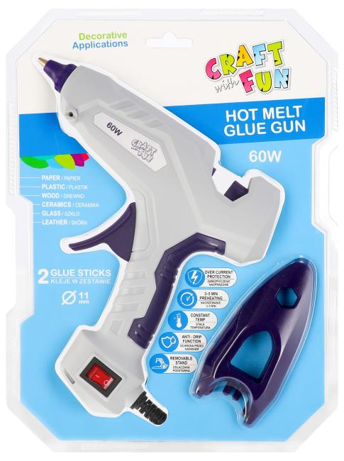 Pistolet do kleju termicznego 1mm z włącznikiem CRATF WITH FUN  596952