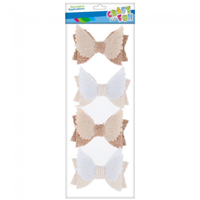 Ozdoba dekoracyjna  materiałowa samoprzylepna Skrzydła Anioła CRAFT with FUN 463870