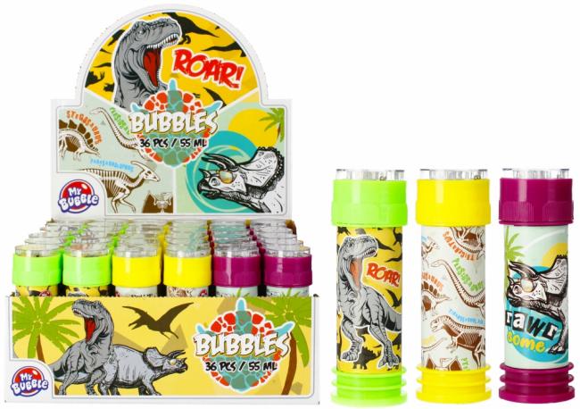 Bańki mydlane 55 ml Dinozaury MY BUBBLE 468173
