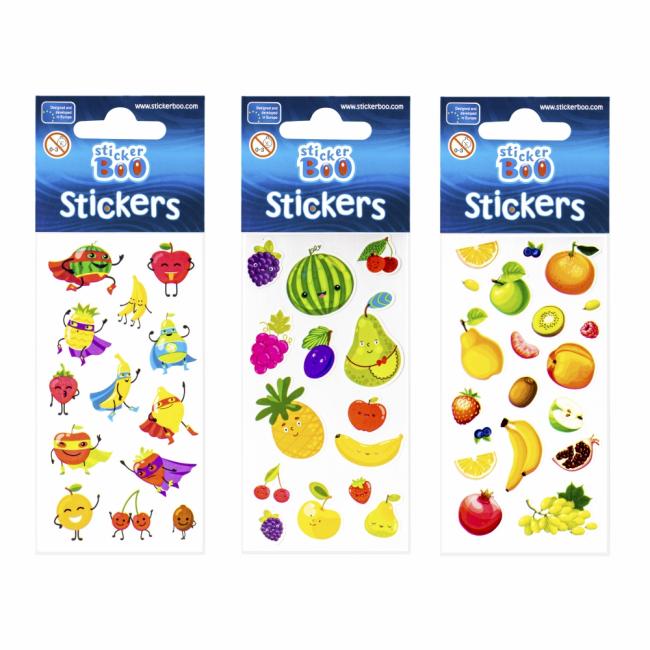 Naklejki 7x18cm Owoce  STICKER BOO 471543