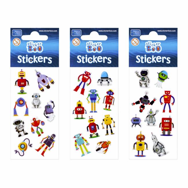 Naklejki 6x18 cm Roboty STICKER BOO 476943