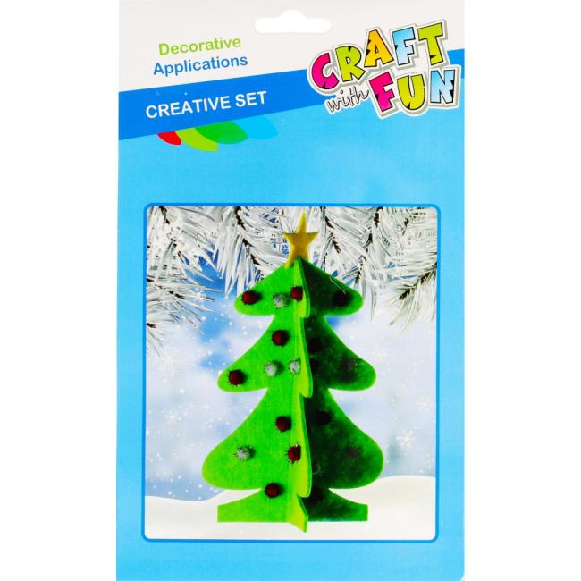 Zestaw kreatywny Choinka Boże Narodzenie CRAFT WITH FUN 480010