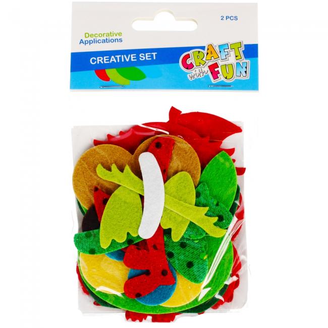 Zestaw kreatywny filcowy Sowa CRAFT WITH FUN 480011