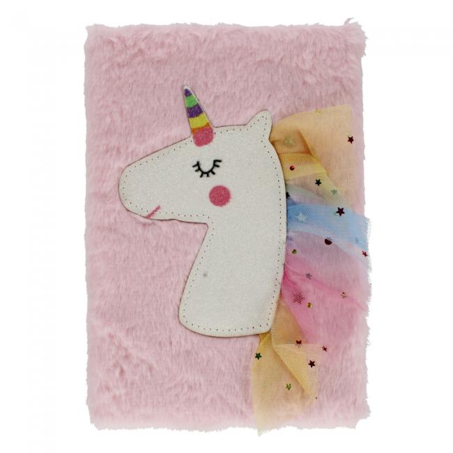Notes A5 pluszowy pastelowy Unicorn STARPAK 484167