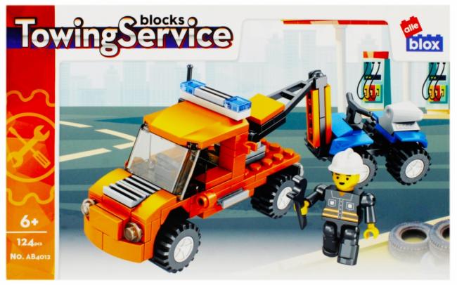 Klocki konstrukcyjne 124 elementy Pojazd Holowniczy alleBLOX 478234 