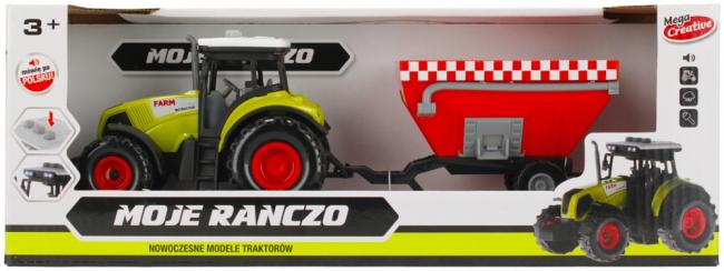 Traktor z akcesoriami Moje Ranczo MEGA CREATIVE 487466