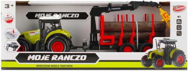 Traktor z akcesoriami Moje Ranczo MEGA CREATIVE 487474