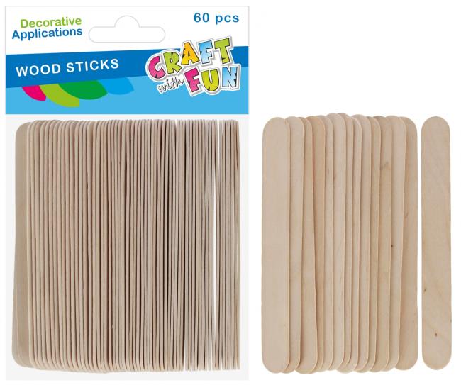 Patyczki drewniane dekoracyjne CRAFT WITH FUN 291071