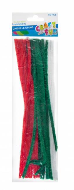 Ozdoba dekoracyjna Druciki powlekane 3 kolory CRAFT WITH FUN 384006