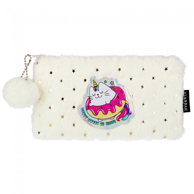 Piórnik saszetka pluszowa Cristal Catcorn STARPAK 490756