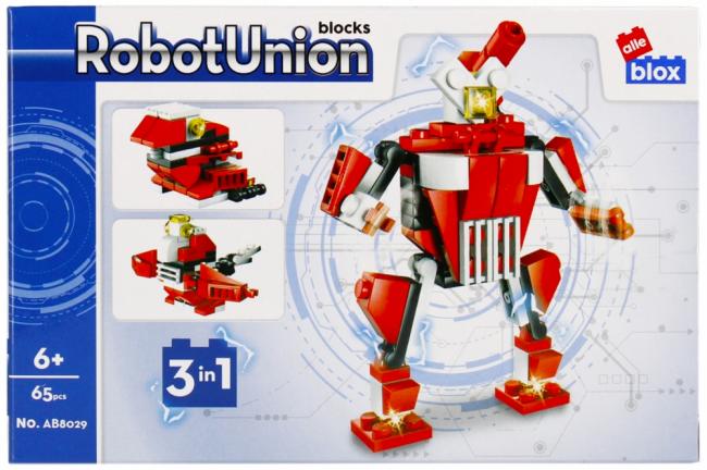 Klocki konstrukcyjne 65 elementów Robot alleBLOX 492913