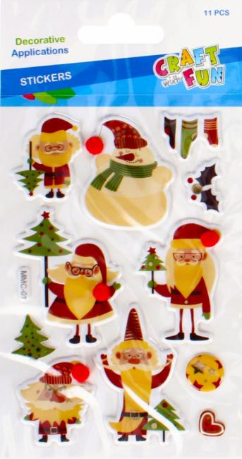 Naklejki Boże Narodzenie CRAFT WITH FUN 481029
