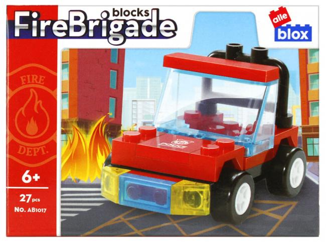 Klocki konstrukcyjne 27 elementów Straż Pożarna alleBLOX 492808