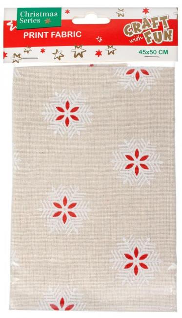  Ozdoba dekoracyjna tkanina Boże Narodzenie CRAFT WITH FUN 412796