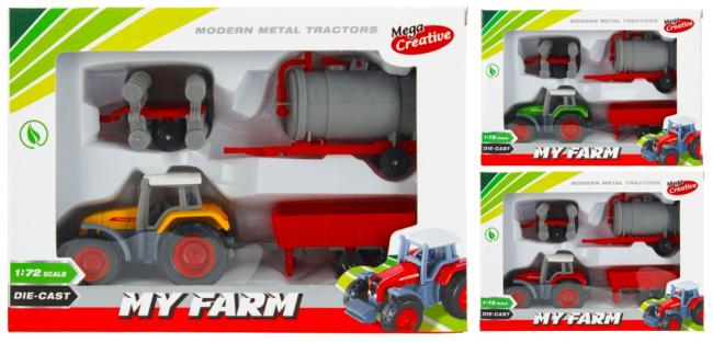 Traktor Moje Ranczo metalowy MEGA CREATIVE 382382
