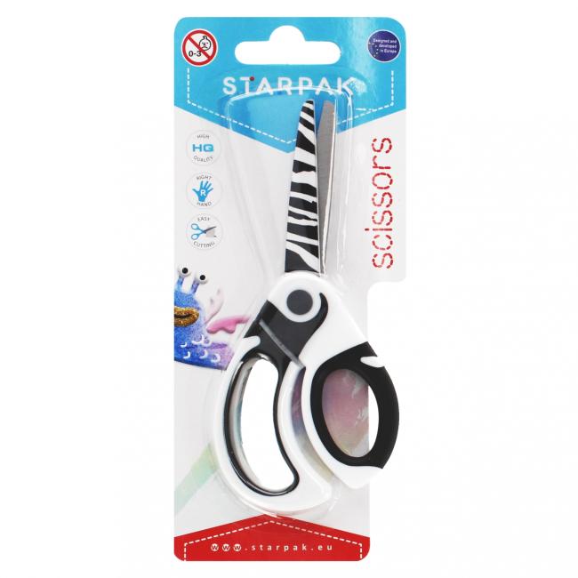 Nożyczki metalowe 13,5cm Zebra STARPAK 491978