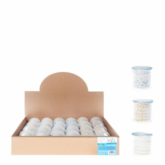 Ozdoba dekoracyjna sznurek mix kol  CRAFT WITH FUN 463852
