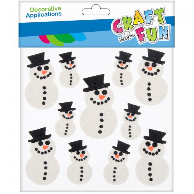 Ozdoba dekoracyjna samoprzylepna EVA Bałwan Boże Narodzenie CRAFT WITH FUN 463710