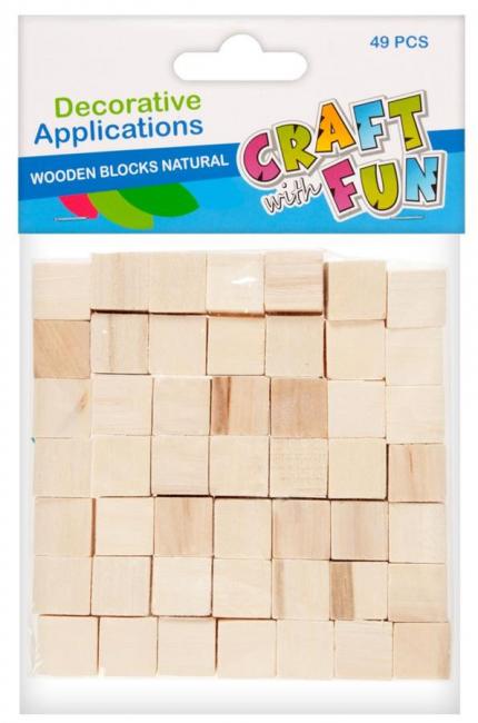 Kostki drewniane dekoracyjne CRAFT WITH FUN 291077