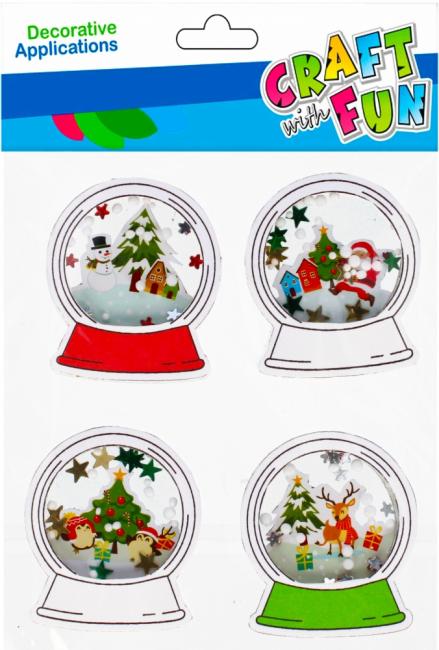 Naklejki Eva Kula Boże Narodzenie CRAFT WITH FUN 501364
