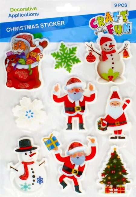 Naklejki na szybę Boże Narodzenie CRAFT WITH FUN 481002